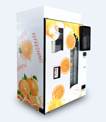 100% czysty sok pomarańczowy automat z automatycznym sposobem płatności gotówką / monetą